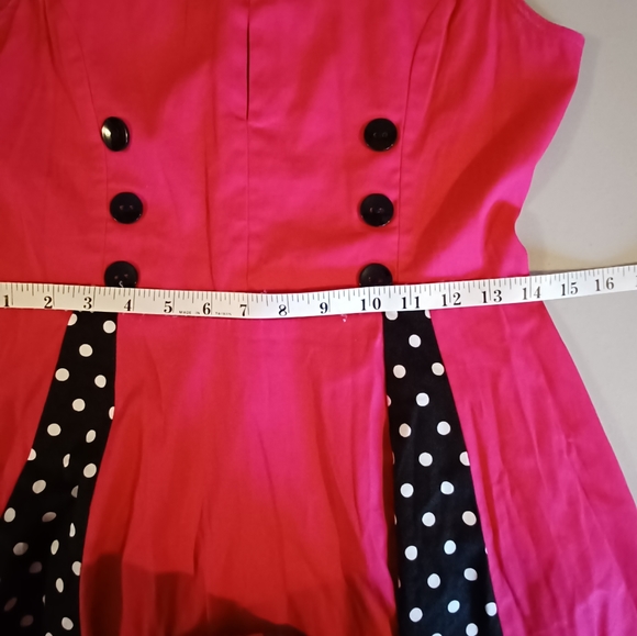 PINK PIN UP DRESS - Picture 10 of 12